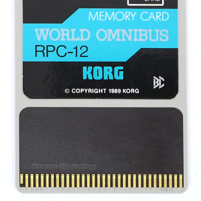 KORG M3R Original Memory ROM Card RPC-12 OMNIBUS für M3R / TOP + 1 JAHR GEWÄHR!✅