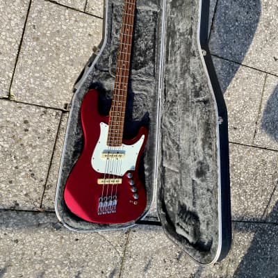 Xotic XJ-1T Jazz-Style 5-String Bass Guitar Candy Apple Red