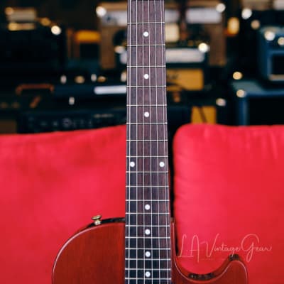 K-Line "KL Series" Single Cut Jr. Style Electric Guitar - Relic'd 2 Cherry Finish - Brand New! image 10