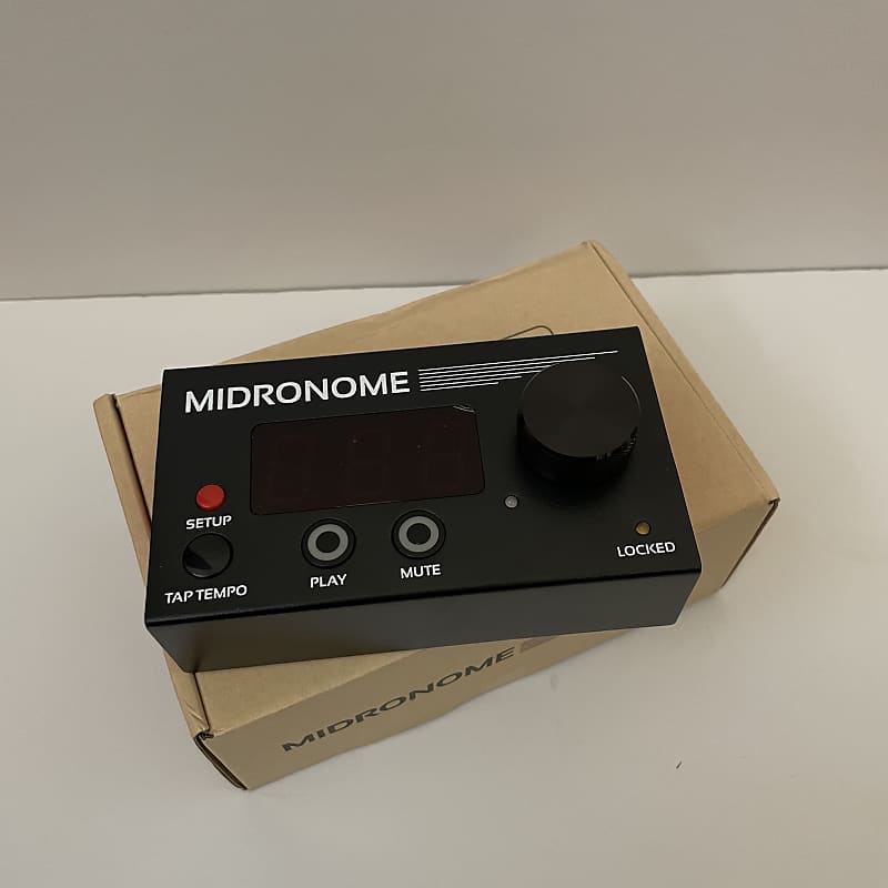 Midronome 2023 Black MIDI master clock with CV output Reverb