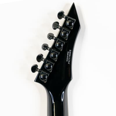 2009 B.C. Rich Warlock NJ DLX Gloss Black w/ Neck Thru Construction, EMG 81/85 Active Humbuckers, Original Gigbag image 13