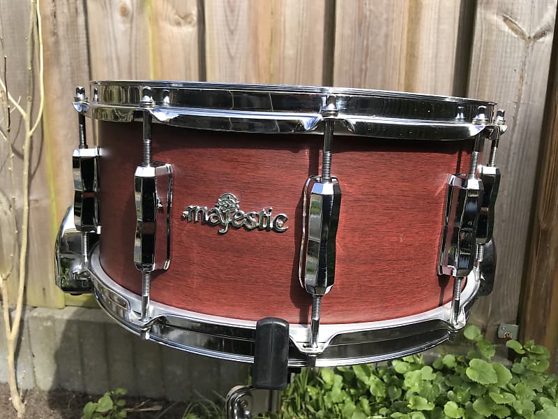 Majestic Endeavor snare 14x6 Thin birch Shell with rerings image 1