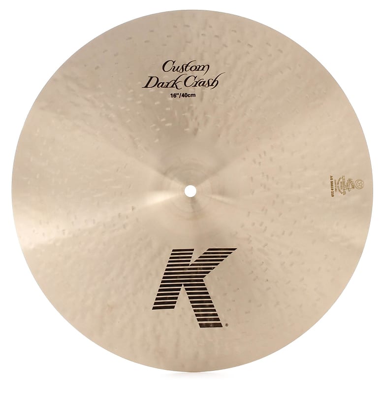 Zildjian 16 inch K Custom Dark Crash Cymbal (3-pack) Bundle image 1