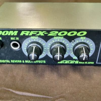 ♪名機♪ZOOM RFX-2000 デジタル リバーブ マルチエフェクター DIGITAL