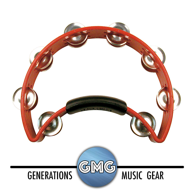 RhythmTech RT1030 Handheld Tambourine w/ Nickel Jingles | Reverb