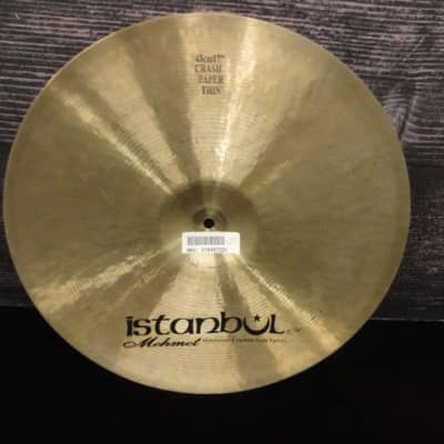 Istanbul Cymbals Mehmet 17" Paperthin 17" Crash Cymbal (Hollywood, CA) image 2