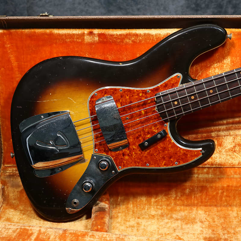 1960 Fender Jazz Bass - Sunburst - OHSC | Reverb