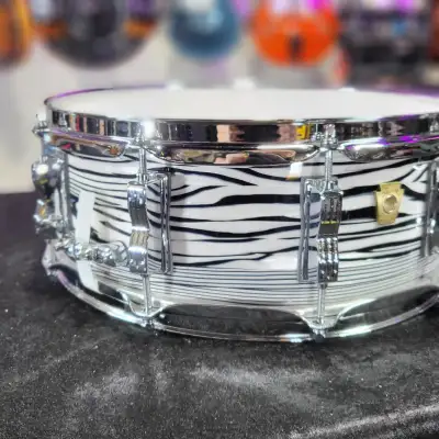 Ludwig Classic Maple Custom White Strata 5 X 14 Snare Drum NEW / Authorized Dealer / Free Ship! 146 image 3