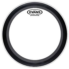 Evans 22" EMAD2 bass drum head, clear batter, 2 ply image 1