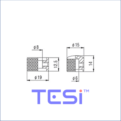 Tesi Premium Dual Concentric Knob Set Black image 3