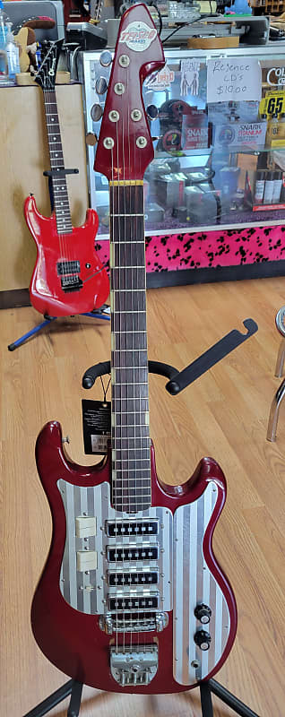 Teisco Del Ray ET-440 WG-4L 4 pickup electric guitar, RED! | Reverb