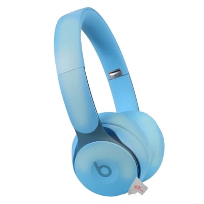 Beats Solo Pro Wireless Noise Cancelling On-Ear Headphones Light Blue image 6