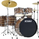 Tama Imperialstar IE62C 6-Piece Complete Drum Set, Coffee Teak Wrap w/ Cymbals