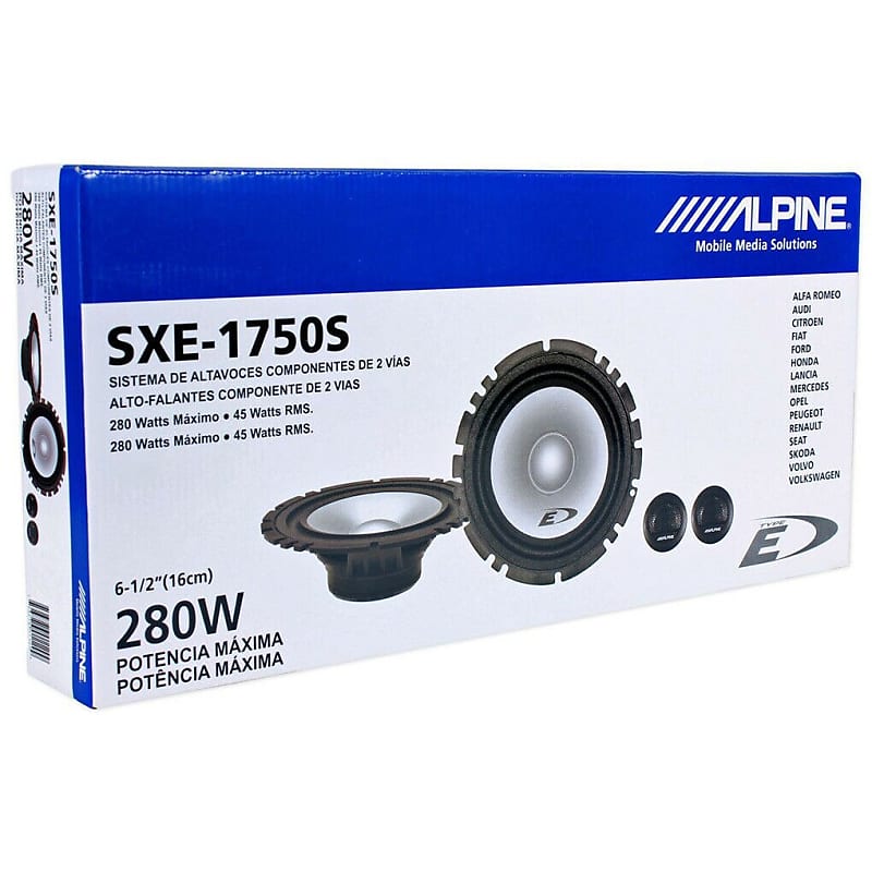 ALPINE SXE-1750S 6.5" 2WAY CAR AUDIO COMPONENT SPEAKER SYSTEM | Reverb