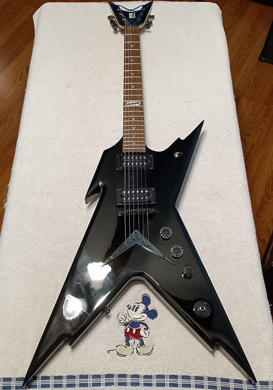 Dean Dime Razorback - Black | Reverb