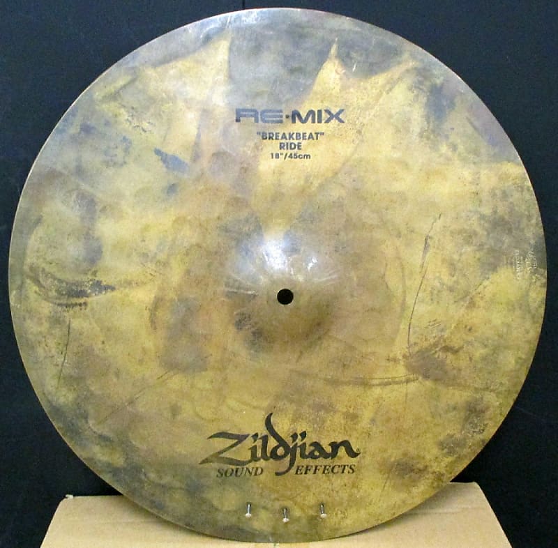 ￼ Zildjian Re-Mix Breakbeat Ride - 18インチ商品廃盤レアZildjianB