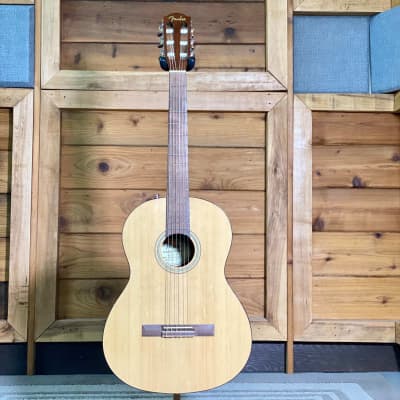 Fender CN-60S Nylon String Concert Size Acoustic- Natural image 1