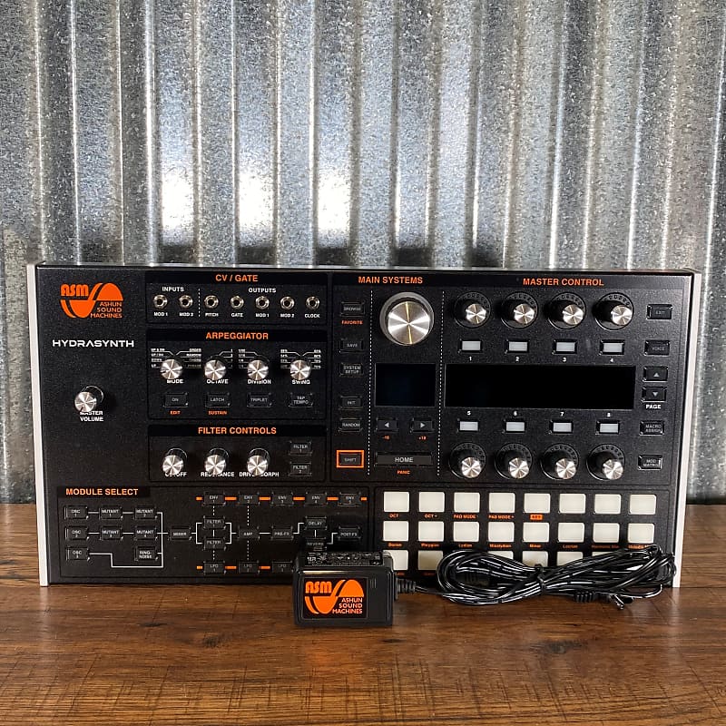 Ashun Sound Machines ASM Hydrasynth Desktop Synthesizer Reverb