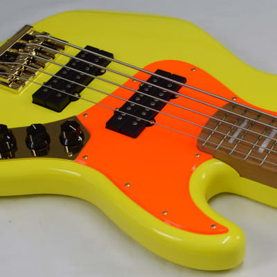 Fender Jazz Bass Mononeon V Neon Yellow RMN Bild 10