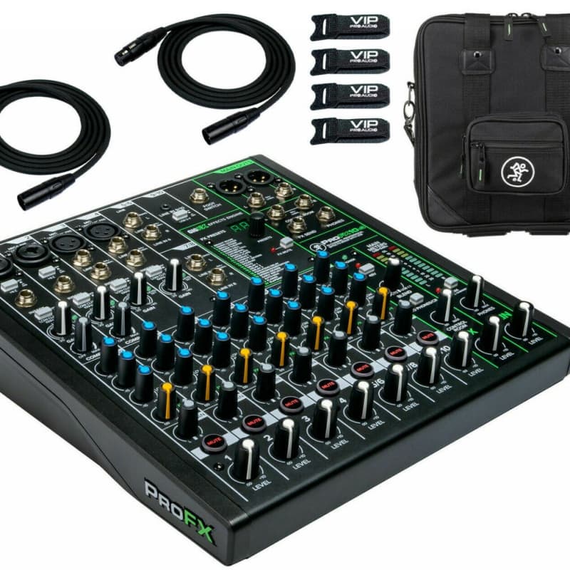 MJ Audio 10 Channel Compact Mixer w/ Effects and Built-in USB/SD card/ –  CBN Music Warehouse