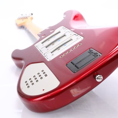 Mercurio Red Strat Stratocaster Electric Guitar Interchangeable Pickups #50809 image 13