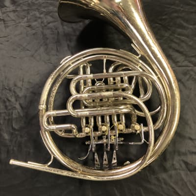 F.E Olds & Son Nickel-silver Double French Horn image 2
