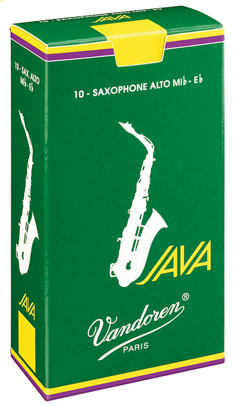 Vandoren Reeds Alto Sax 3 Java (10 BOX) SR263 image 1