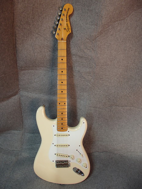 Fender Japan Vintage JV 1983 VWH White Stratocaster ST62 NICE rare color  strat 3-18-83