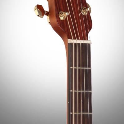 Ovation CE44P-SM Exotic Celebrity Elite Plus Selected Figured Top Mid-Depth Lyrachord Body Nato Neck 6-String Acoustic-Electric Guitar image 7