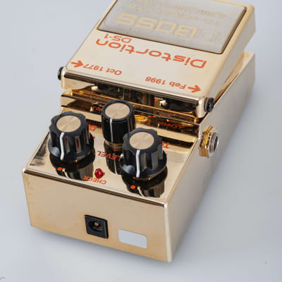 BOSS Distortion DS-1  GOLD 1998 + Showroom DISPLAY! Extremely RARE image 19