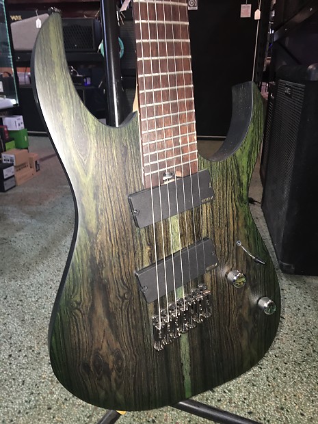 Ibanez RGIM7BC 7 String Fanned Fret Multiscale Electric Guitar Reverb