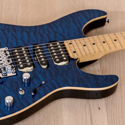 2006 Schecter NV-3-24-AL Quilted Maple Top See-Thru | Reverb