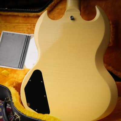 2021 Gibson Custom Shop Murphy Lab 1963 SG Special Reissue Ultra Light Aged Classic White image 12
