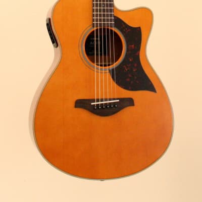 Yamaha AC1M Acoustic Electric Guitar, Vintage Natural image 2