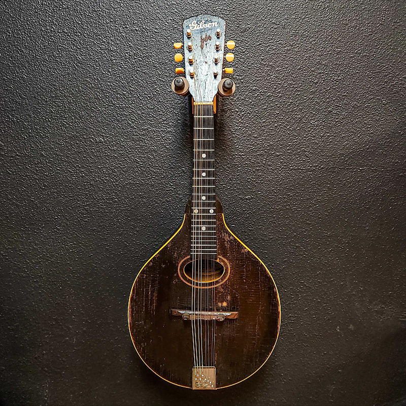 Used Vintage 1921 Gibson A Mandolin with hardshell case image 1