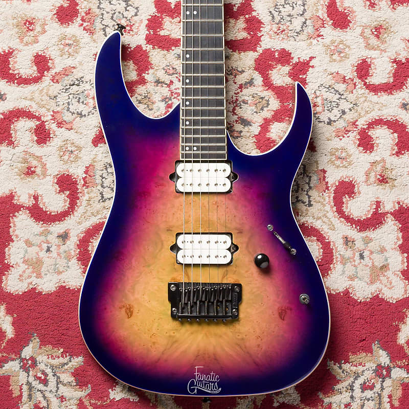 Ibanez アイバニーズRGIX6FDLB Ibanez Iron Label RGIX6FDLB - Northern Lights Burst | Sweetwater