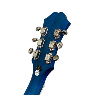 Epiphone Casino Hollowbody Electric Guitar - Worn Blue Denim image 6