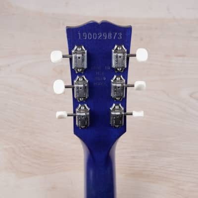 Gibson Les Paul Junior Tribute DC 2019 Blue Stain Double Cutaway Jr w/ Case image 24
