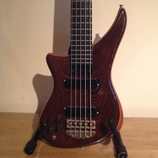 Alembic Epic 5 string Left Hand Bass Natural Wood Finish image 1