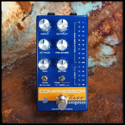 Empress Effects Bass Compressor - Blue Sparkle for sale
