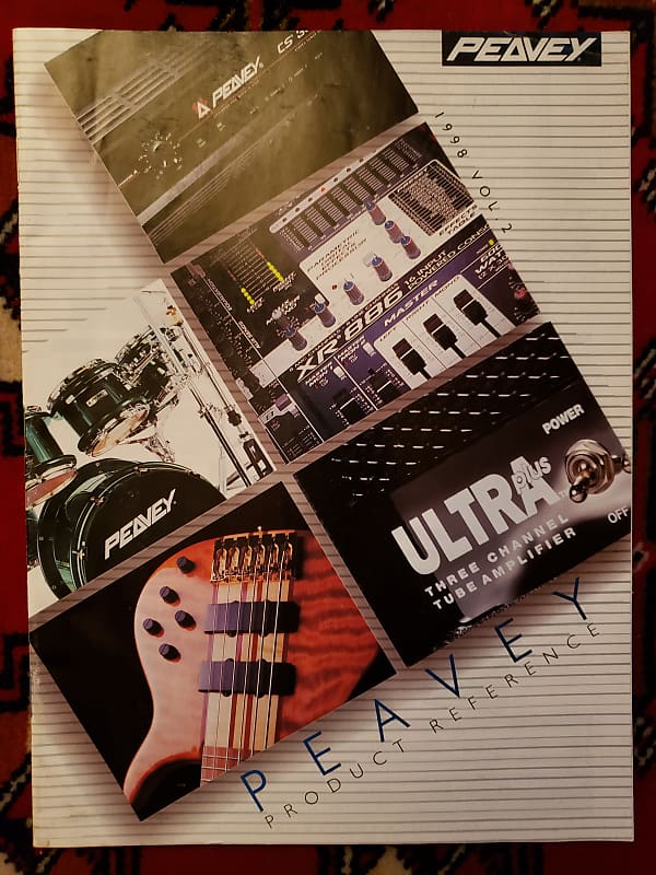 Peavey Full Line Guitar Catalog 1998 EVH Reverb