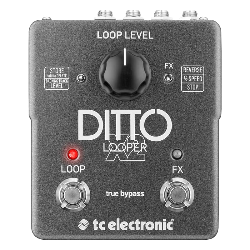 TC Electronic Ditto X2 2 Switch Looper Guitar Pedal image 1