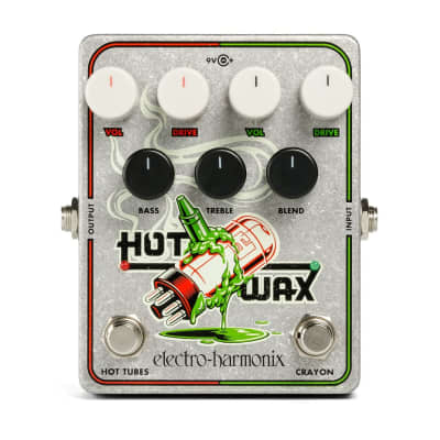 New Electro-Harmonix EHX Hot Wax Hot Tubes Crayon Dual Overdrive Effect Pedal! image 2