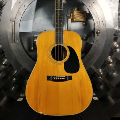 Morales Lyre Bird M-18 Japan Acoustic Guitar w/ Chipboard Case for sale
