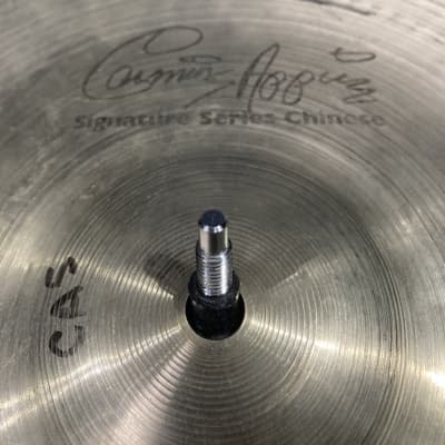 Sabian Carmine Appice, 12" Carmine Appice Signature Series Chinese Cymbal C, Bent (#4) Autographed!! - Natural image 19