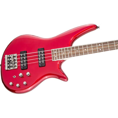 Jackson JS3 JS Series Spectra 4-String Bass Guitar - Metallic Red image 4