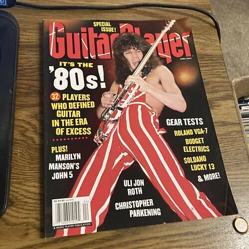 Guitar Player Magazine April 2001 Special Issue, the 80s Van