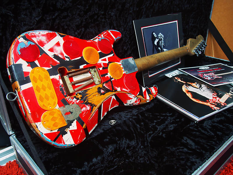 evh フランケンシュタイン　レプリカオーダー品 EVH Frankenstein Replica Limited Edition Red, White and