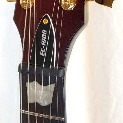 ESP LTD EC-1000 Set Neck Electric Guitar - Gold Andromeda, 2022, w/ESP Hard Shell Case image 9