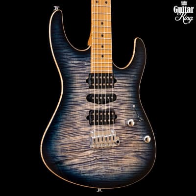 Suhr Modern Plus, Faded Trans Whale Blue Burst, Roasted Maple HSH image 12